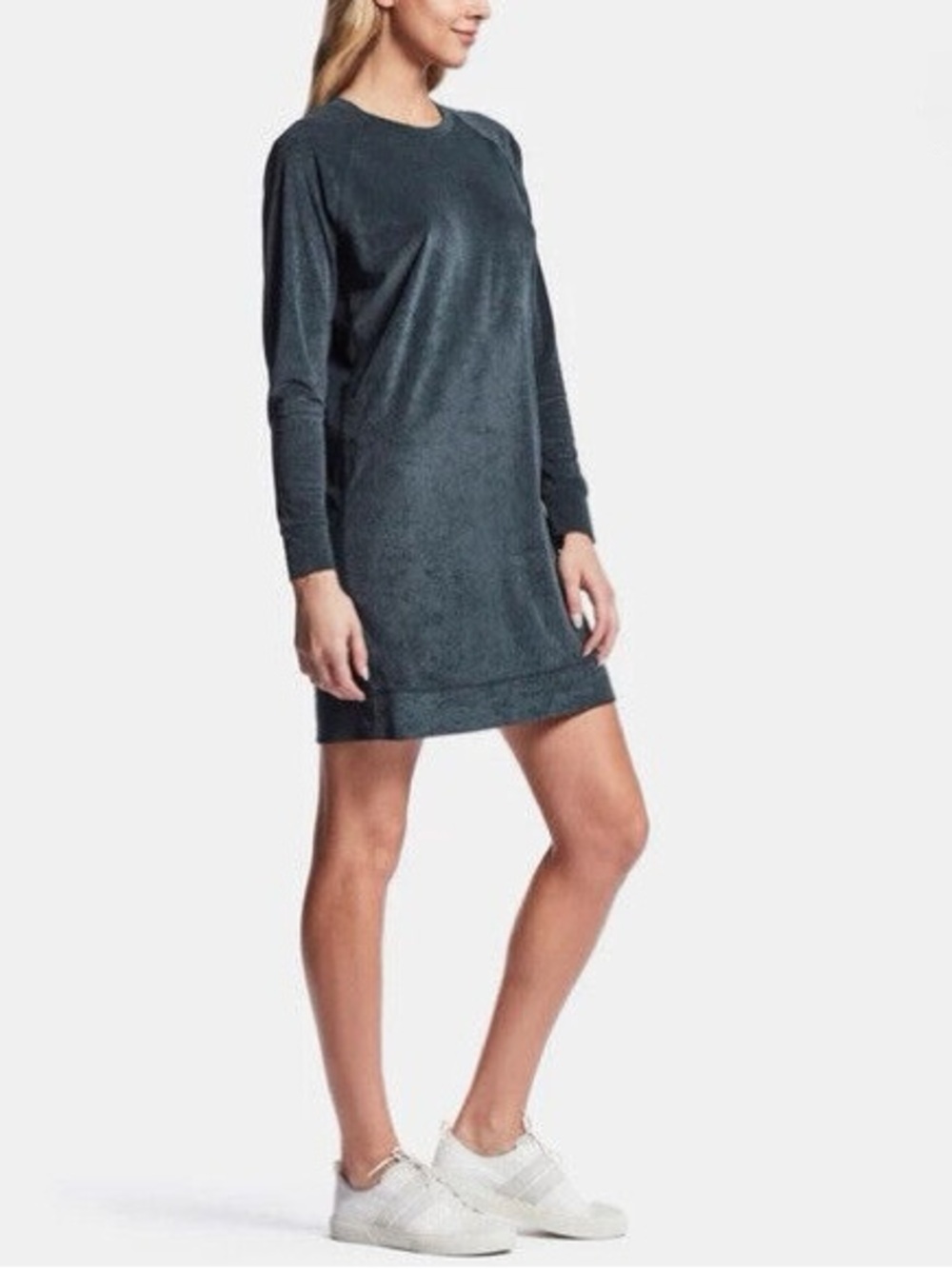 James Perse Velvet Sweat Dress